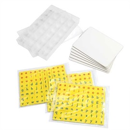 Really Good Stuff Magnetic Dry Erase Boards with Foam Letter Tiles - 6-Student Pack