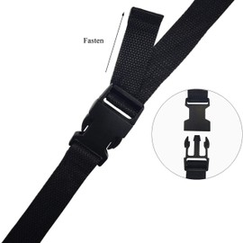 Heavy-Duty 8-Pack Tie Down Straps Kit | 96" Adjustable Fasteners for Boat/Furniture/Tarp Covers | Weatherproof Webbing & Steel Clips