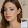 Pearlescent Ice Blue Glitter Eyeshadow - High Pigmented Cold Tone