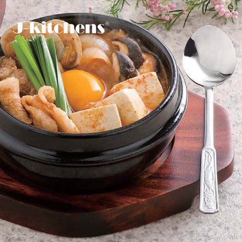 J-kitchens Heat-Resistant Pot, Chigae Pot, 6.1 inches (15.5 cm), Includes