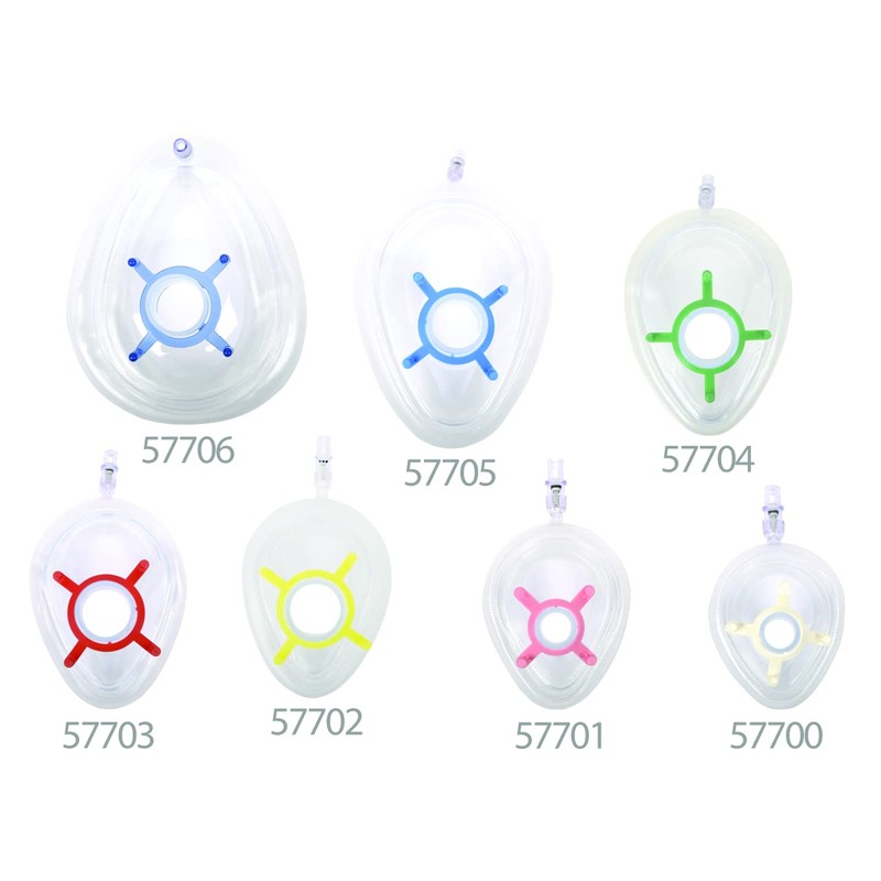 GIMA 57706 Single Patient Facemask, N Degree, 6, Adult/Extra Large
