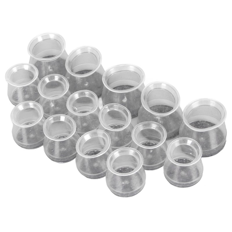 15pcs Chair Leg Protectors Silicone Felt Bottom Chair Leg Covers