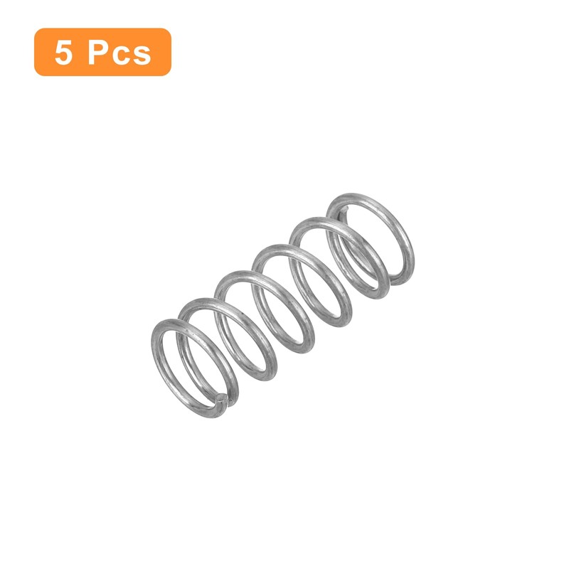 QUARKZMAN Pack of 5 Compression Springs, 0.9 x 8 x