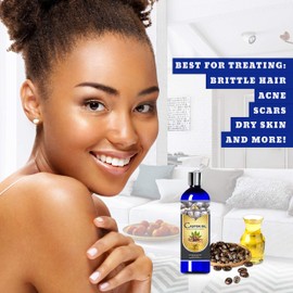 Ancient Health Remedies Organic Castor Oil - Cold Pressed, Unrefined, Pure Carrier Oil for Hair Growth, Skin Moisturizing & Softening (16 oz)