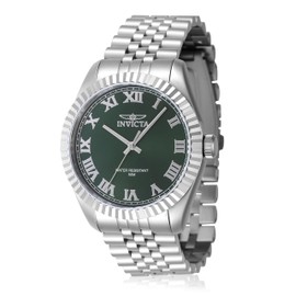 Invicta Men's 47398 Specialty Quartz 3 Hand Green Dial Watch