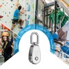 PATIKIL M25 Single Pulley Block, 2 Pack 304 Stainless Steel