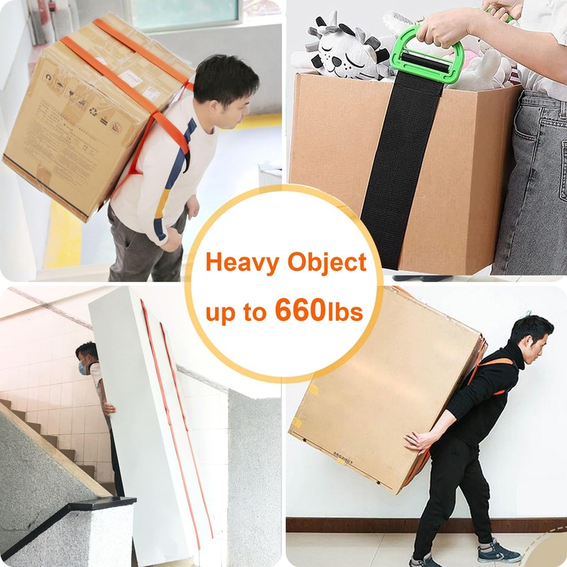 Moving Shoulder Straps, One-Person Shoulder Lifting and Moving Straps Adjustbale
