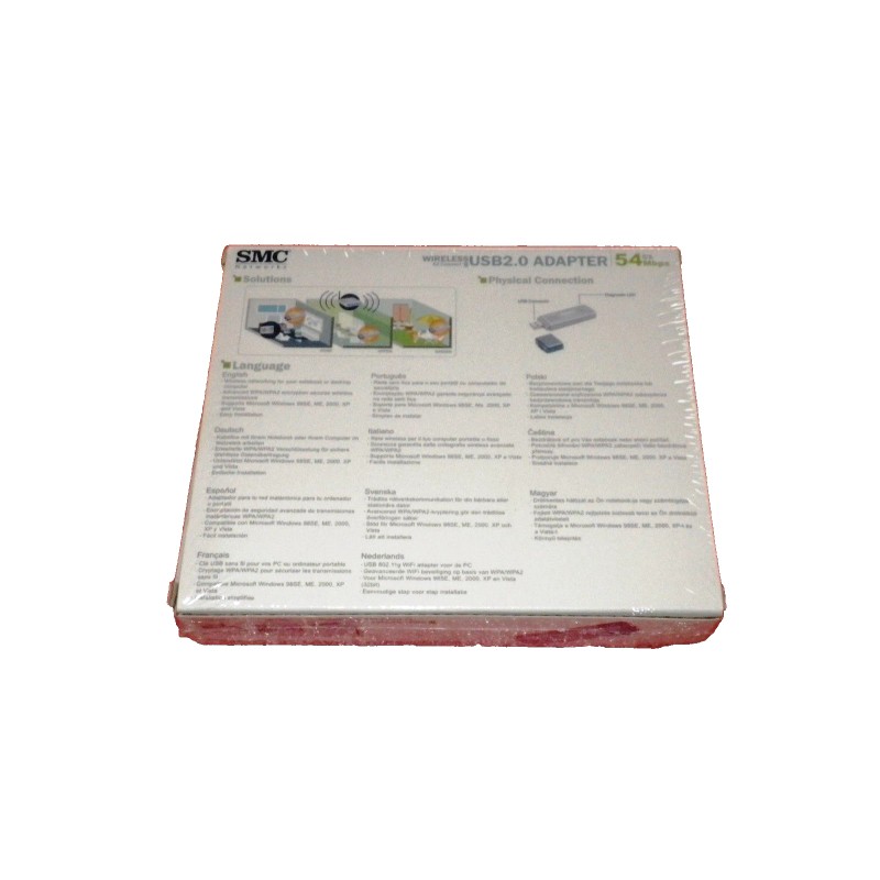 SMC Network EZ Connect SMCWUSB-G USB Wireless Adapter 2.4GHZ 54MBPS