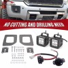 DYSO Fog Light Kit 3'' LED Pod+ Mount + Wiring