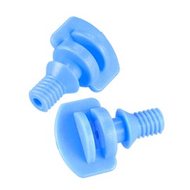 uxcell Micro Sprayer Fan Jet, 360 Degree Refraction Atomized Dripper Hydroponic Garden Irrigation, 25 Pcs (Blue)