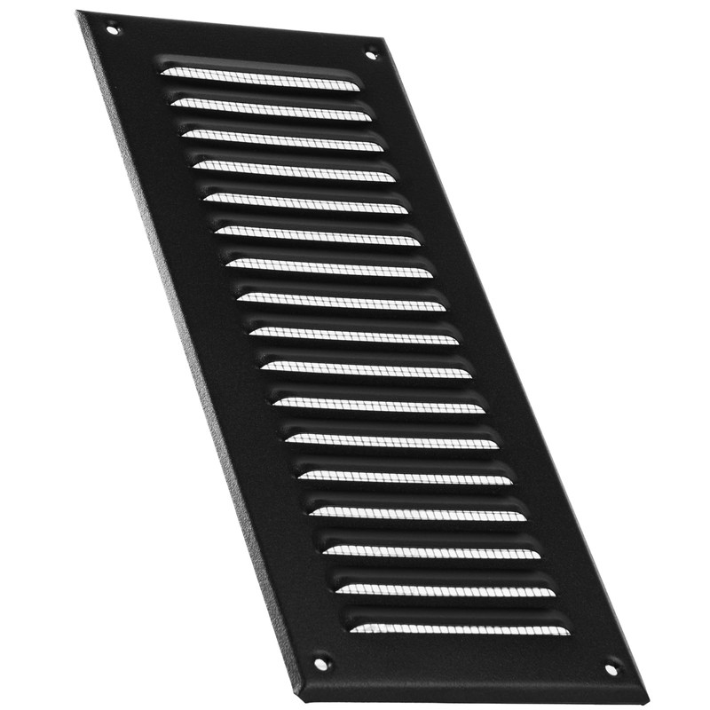 Vent Systems - 3 x 10 Inch (Inner) Black Metal