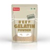 Besway Beef Gelatin Powder Unflavored 15oz, Culinary Gelatin for Gummies,