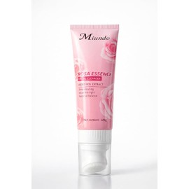 Limpiador Facial Espuma con Esencia de Rosa 120g con Cepillo Integrado | Limpieza Suave y Profunda | Hidratación y Frescura | Para Todo Tipo de Piel