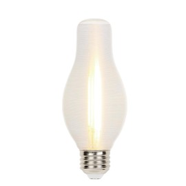 Westinghouse 5276000 6.5 Watt (60 Watt Equivalent) Glowescent H19 Dimmable Clear Spun-Satin LED Light Bulb, Medium Base