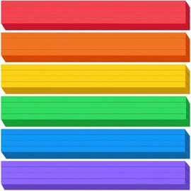 120 Count Colored Sentence Strips Cardstock for Teachers Classroom 3" x 24"