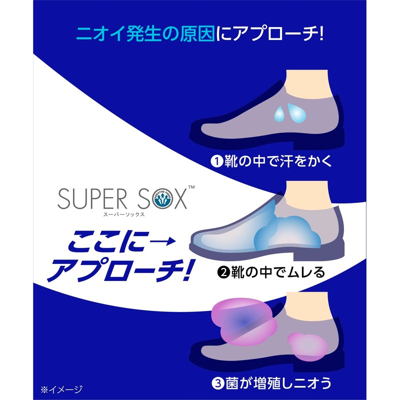 Okamoto D499-960 24 Hour Odorless Super Sock 5-Toe Socks, Crew