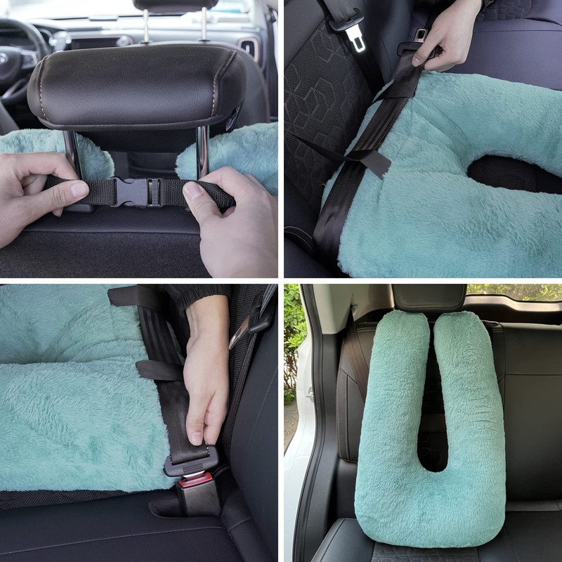 Atablyn Neck Pillow for Kids Travel Provides Double Support to