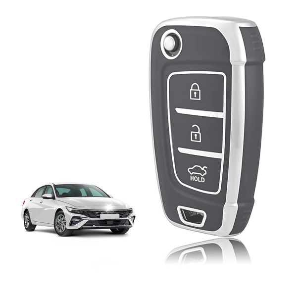 TOOMUME Key Case TPU Car Key Case Fits Hyundai i30