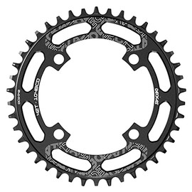 104mm BCD Narrow Wide Tooth Round Bicycle Chainring 40T 42T 44T 46T 48T 50T 52T CNC Machined Alloy Fits 8 to 12 Speed Chains (42T Round Chainring)