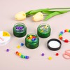Glass Jars with Lids,Eco-Friendly Cosmetic Containers with Airtight Black Lids