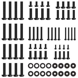 PERLESMITH Universal TV Mounting Hardware Kit Fits Most TVs Includes M4, M5, M6 and M8 TV Screws, Washers and Spacers for TV and Monitor Mounting up to 80 inches