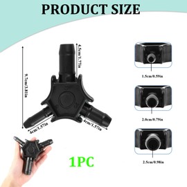 Multi Calibrator for Plastic - Calibrator/Deburring for Multilayer Pipes - PEX-AL-PEX - Aluminium Composite Pipe Calibrator Mandrel - Diameter 16-20-25 - Tool for Plumbing (16-20-25)
