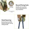 Pack of 4 Pulleys for Ropes, V-Groove Roller Wheel, Pulley,