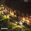 SIEDiNLAR Solar Deck Lights Driveway Dock LED Light Solar Powered