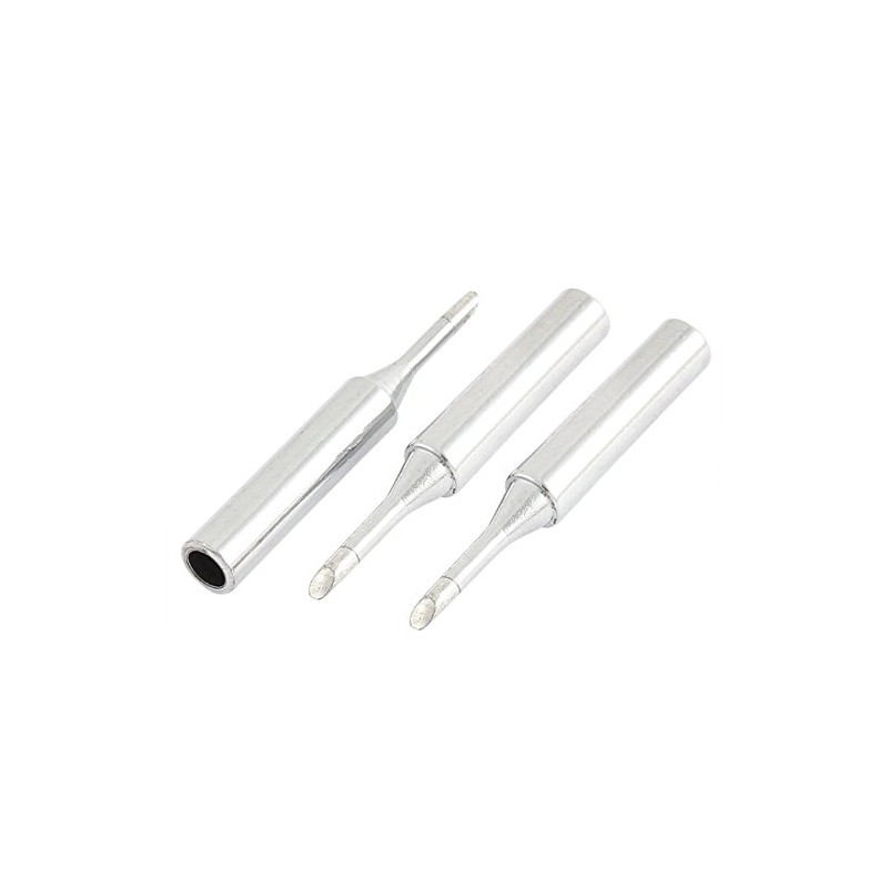 sourcing map 3Pcs 900M-T-2C 60W 2mm Width Bevel Soldering Solder