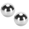 1 Pair Baoding Balls 3.5cm Diameter Stainless Steel Hand Balls