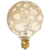 Bulbrite 144026 40G16-MAR-E12 Crystal Collection 40-Watt Incandescent G16 Globe -