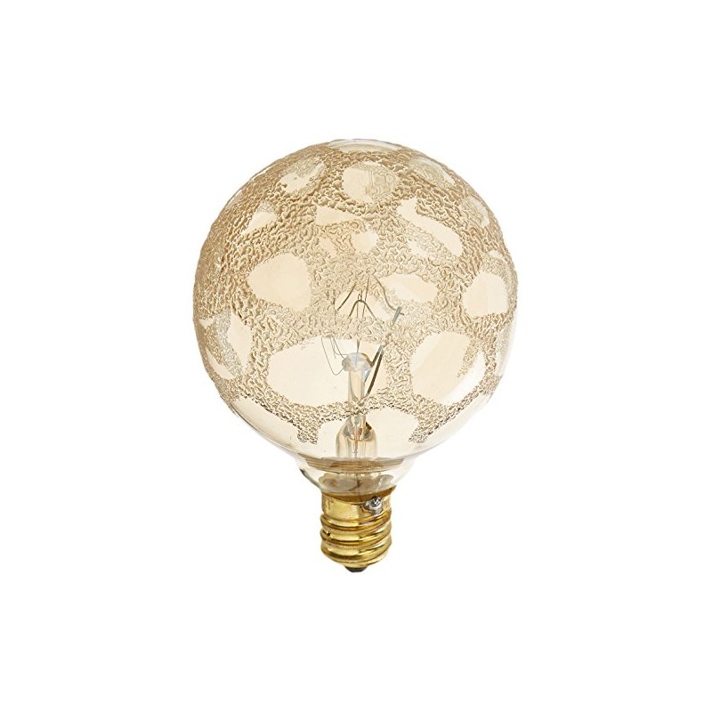 Bulbrite 144026 40G16-MAR-E12 Crystal Collection 40-Watt Incandescent G16 Globe -
