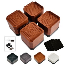 FABOMI [Set of 4] Washing Machine Scaled Stand Anti-Vibration Rubber 1.6 inches (4 cm) 2.8 inches (7 cm) / 3.9 inches (10 cm) Washing Machine Storage Height Adjustment Bottom Raise Set of 4 Front-type