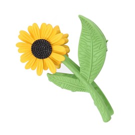 Namvo 1 Piece Sunflower Hair Clip for Women Large Non-Slip Strong Metal Barrette Hair Clip Hair Accessories for Medium Thick Hair