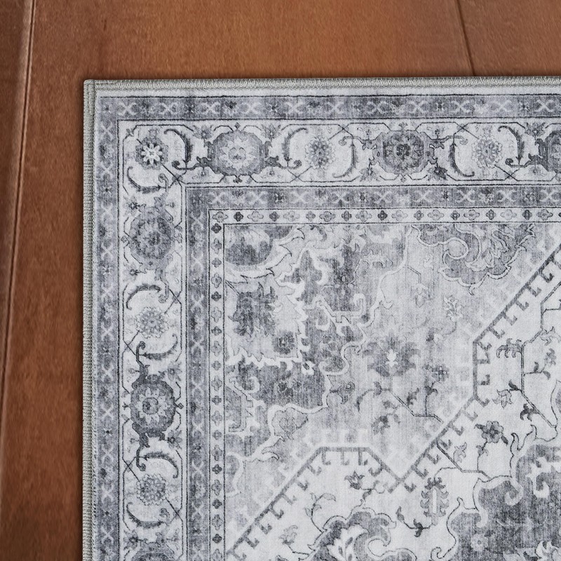 Wyatt & Ash Dream Mink Washable Geraldine Grey Geometric 5'3"
