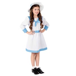 Fun Shack Maid Costume Children, Farmer Costume Children, Costume Maid, Medieval Dress Girls, Medieval Costume Children, Castle Lady Costume Children, Medieval Clothing Children Girls - S
