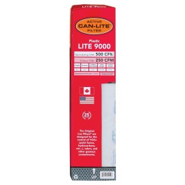 Can-Lite Filter 9000 Plastic w/ out Flange 500 CFM