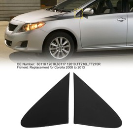 Bnineteenteam Embellecedor de Esquina de Guardabarros Triangular para Espejo Retrovisor Lateral, 2 Piezas de Cubierta de Moldura de Esquina para Guardabarros de Espejo Retrovisor Lateral 60118