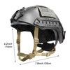 Yzpacc Tactical High Cut Helmet Chin Strap Adjustable Dial 4