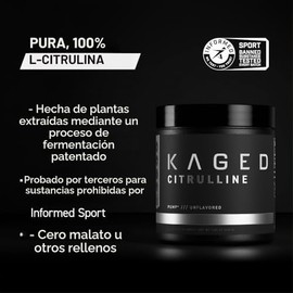 Kaged L-citrulina en Polvo, Sin Sabor