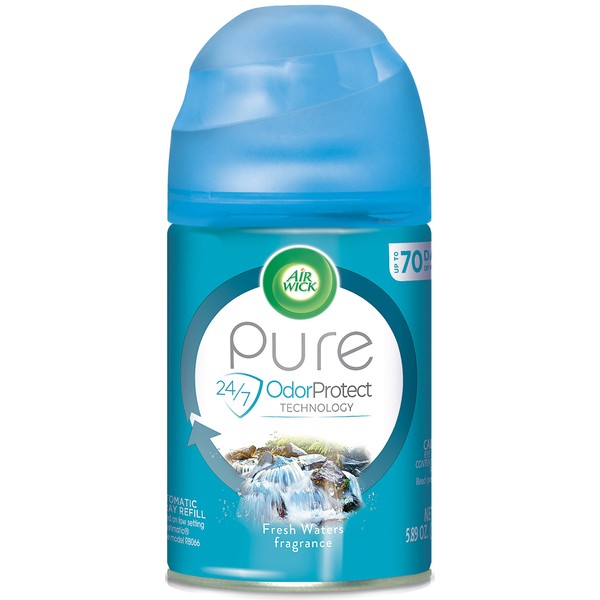 Air Wick Freshmatic Auto Spray, Fresh Waters, 6ct, 5.89oz, Packaging May Vary