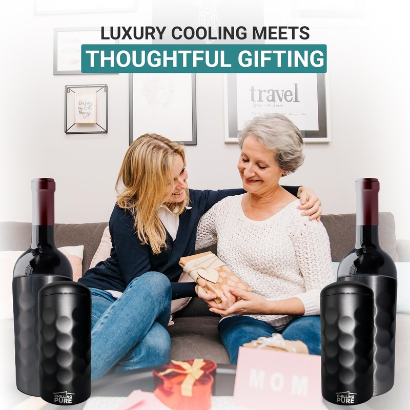 Vacuum Insulated Stainless Steel Wine & Champagne Bottle Cooler –