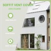 3 Inch Black Soffit Vent Covers, FocuVenHom Plastic Round Air