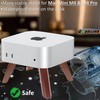 Real Wood Mount for Mac mini M4,M4 Pro 2024,Secure Durable