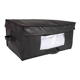 Wholesale Hotel Products Premium Blankets Clothes Storage Box, Breathable Anti-Mold Fabric Closet Organization, Linen Blanket Storage, Trunk Organizer, Sweater Storage, Duvet Storage Bags (Black)