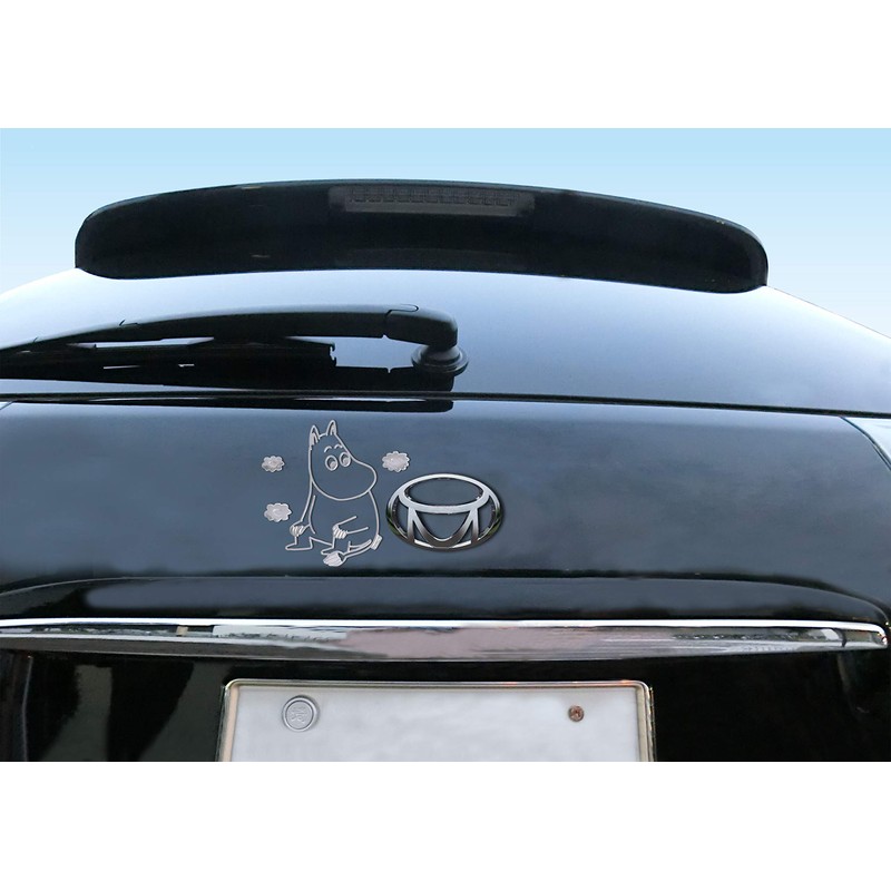 Meibo Moomin Emblem Sticker Silver FS008