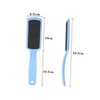 FRCOLOR Professional Tool Stainless Steel Foot File 3 Sandpapers Double