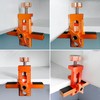 Adjustable Cabinet Door Installation Positioner Jig, Aluminium Alloy Versatile Positioning
