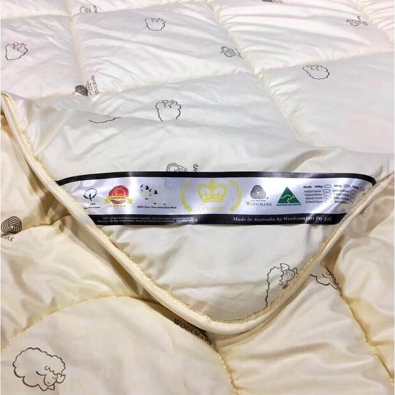 Woolcomfort-Crown Wool Quilt 350 /500 /700GSM