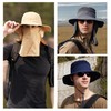 ehsbuy Sun Hats Men with Face Covering Foldable Wide Brim